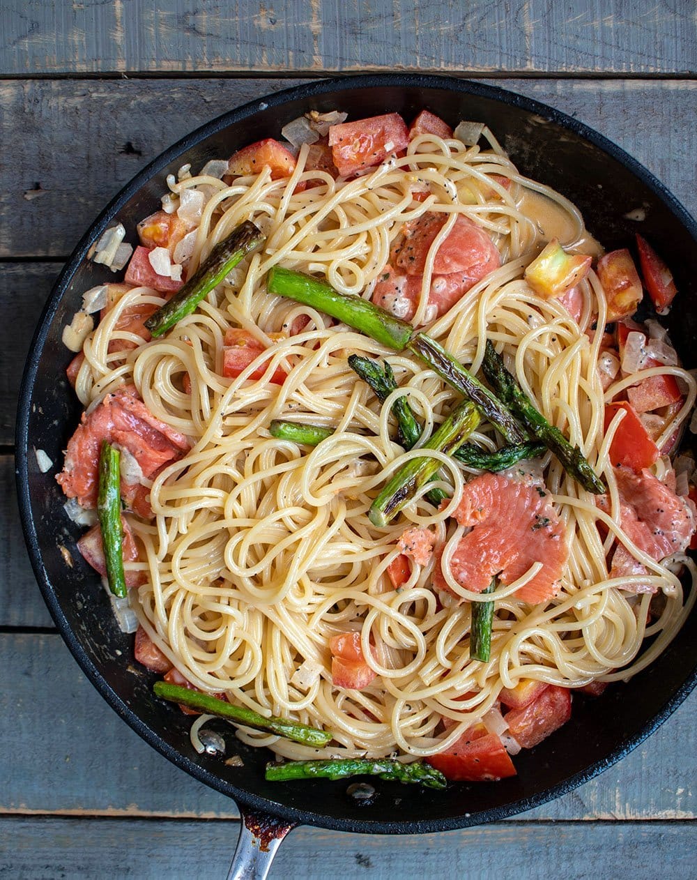 Smoked Salmon Pasta With A Light Cream Sauce - Cherry on my Sundae