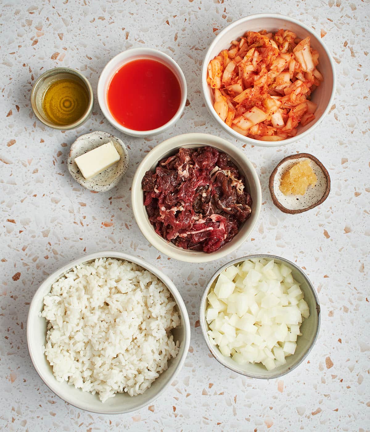 ingredients for fried rice