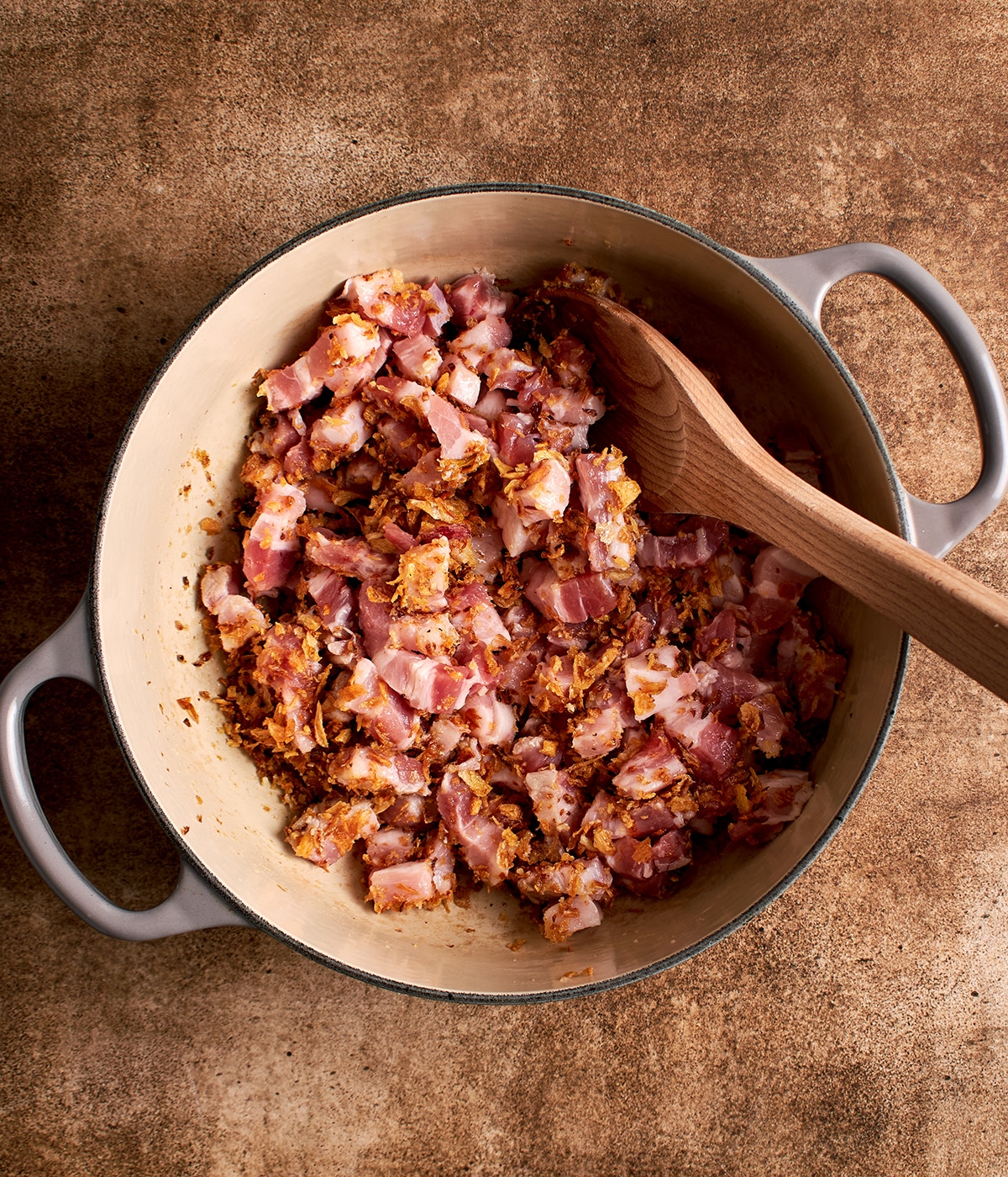 pork belly with shallots and garlic