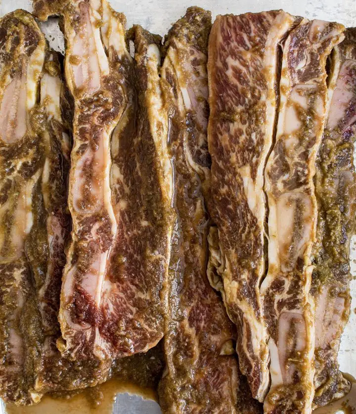 marinated short ribs