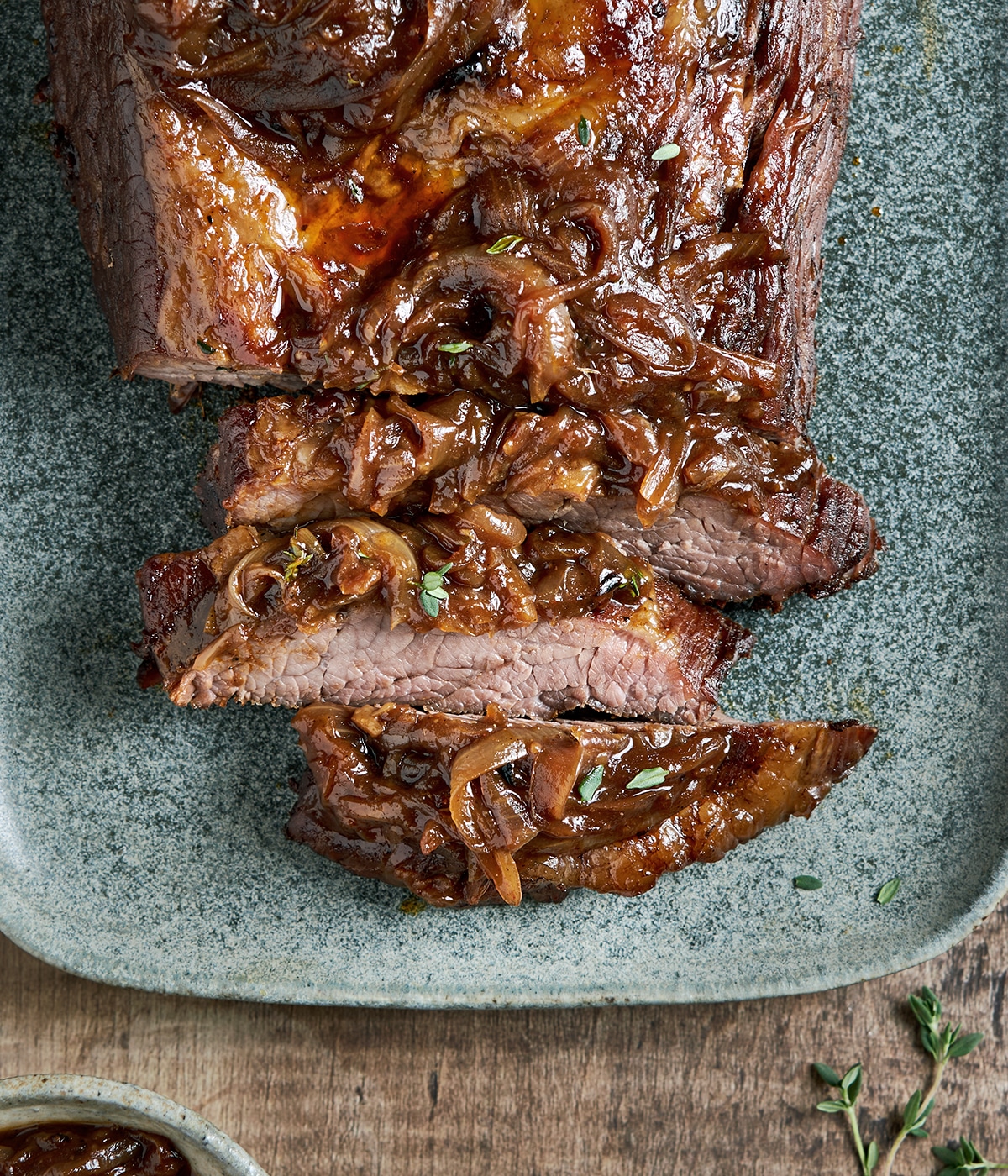 beer braised brisket with onion jam