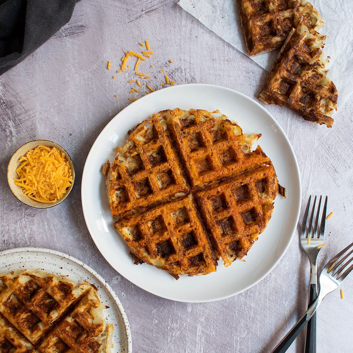 Hash Brown Waffles