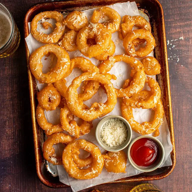 Beer Battered Onion Rings - Cherry on my Sundae