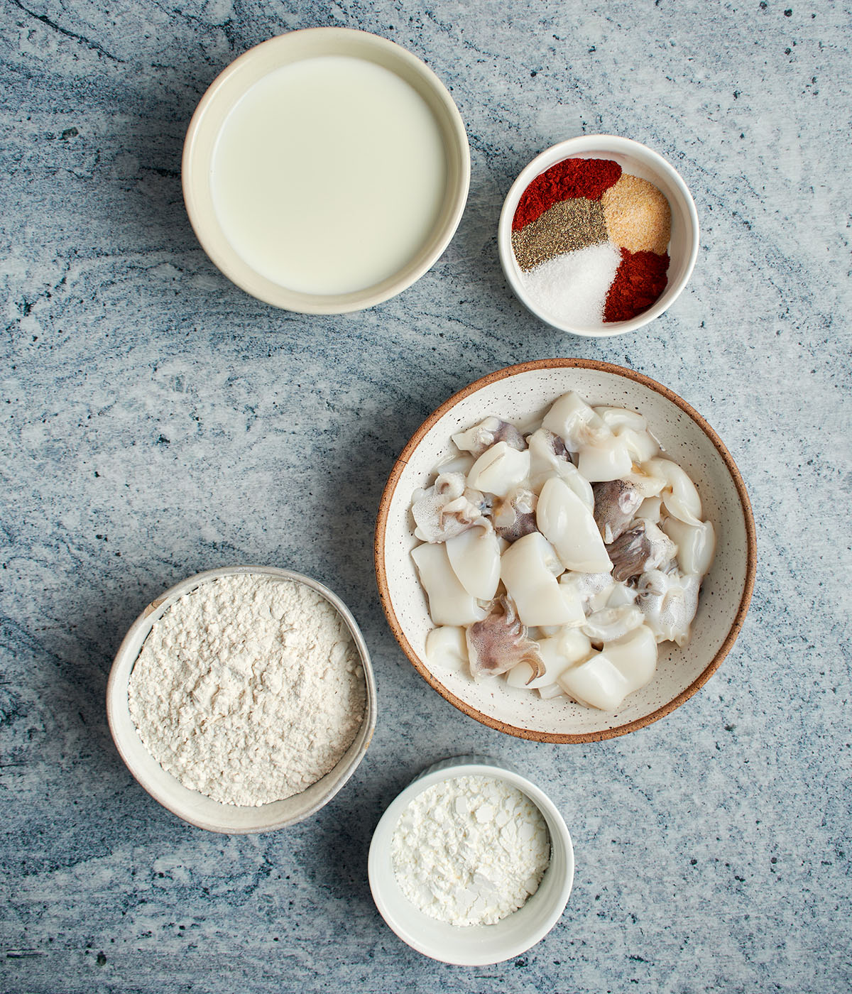 ingredients for calamari