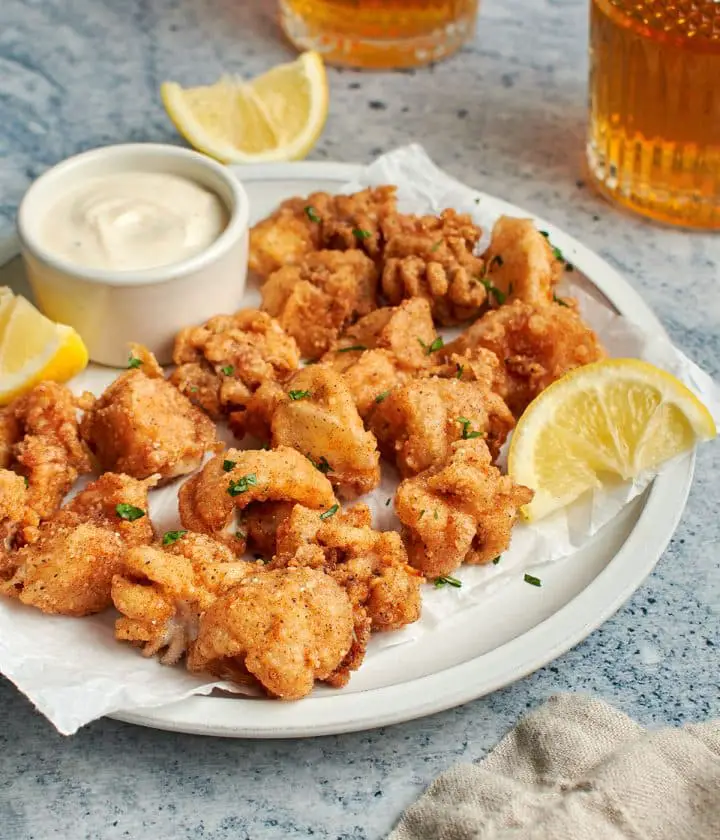 Buttermilk Fried Calamari with Lemon Aioli - Cherry on my Sundae