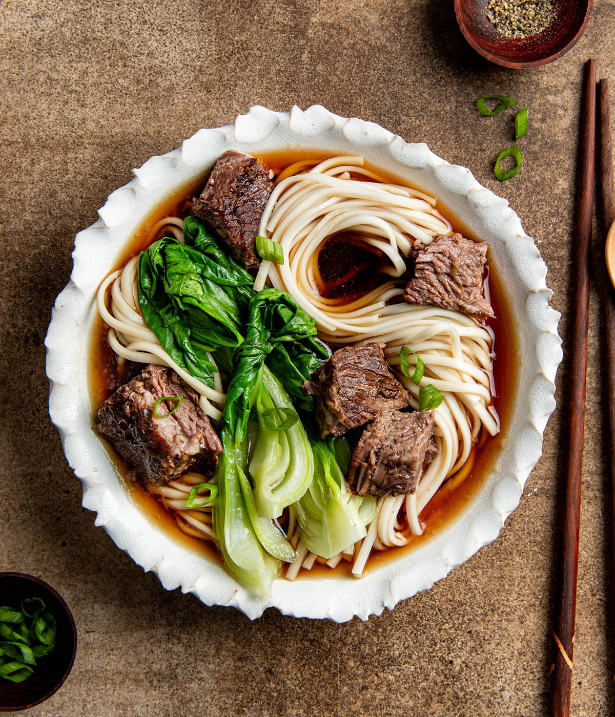 chinese braised beef stew noodles