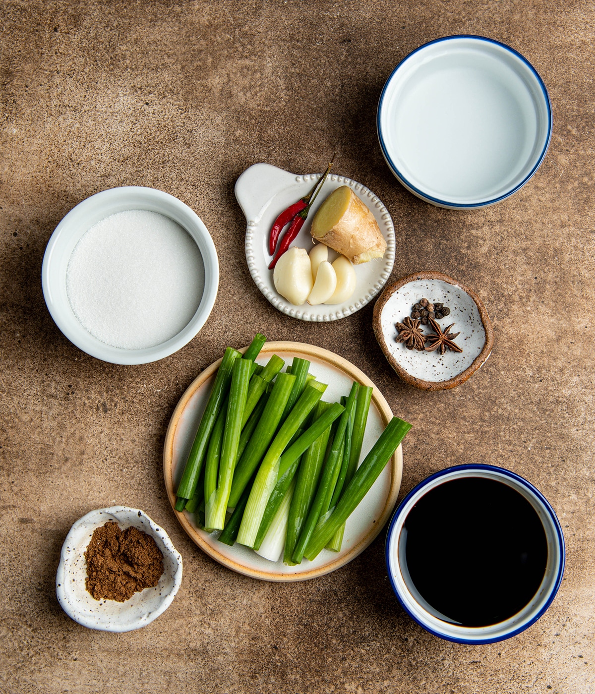 ingredients for braised beef