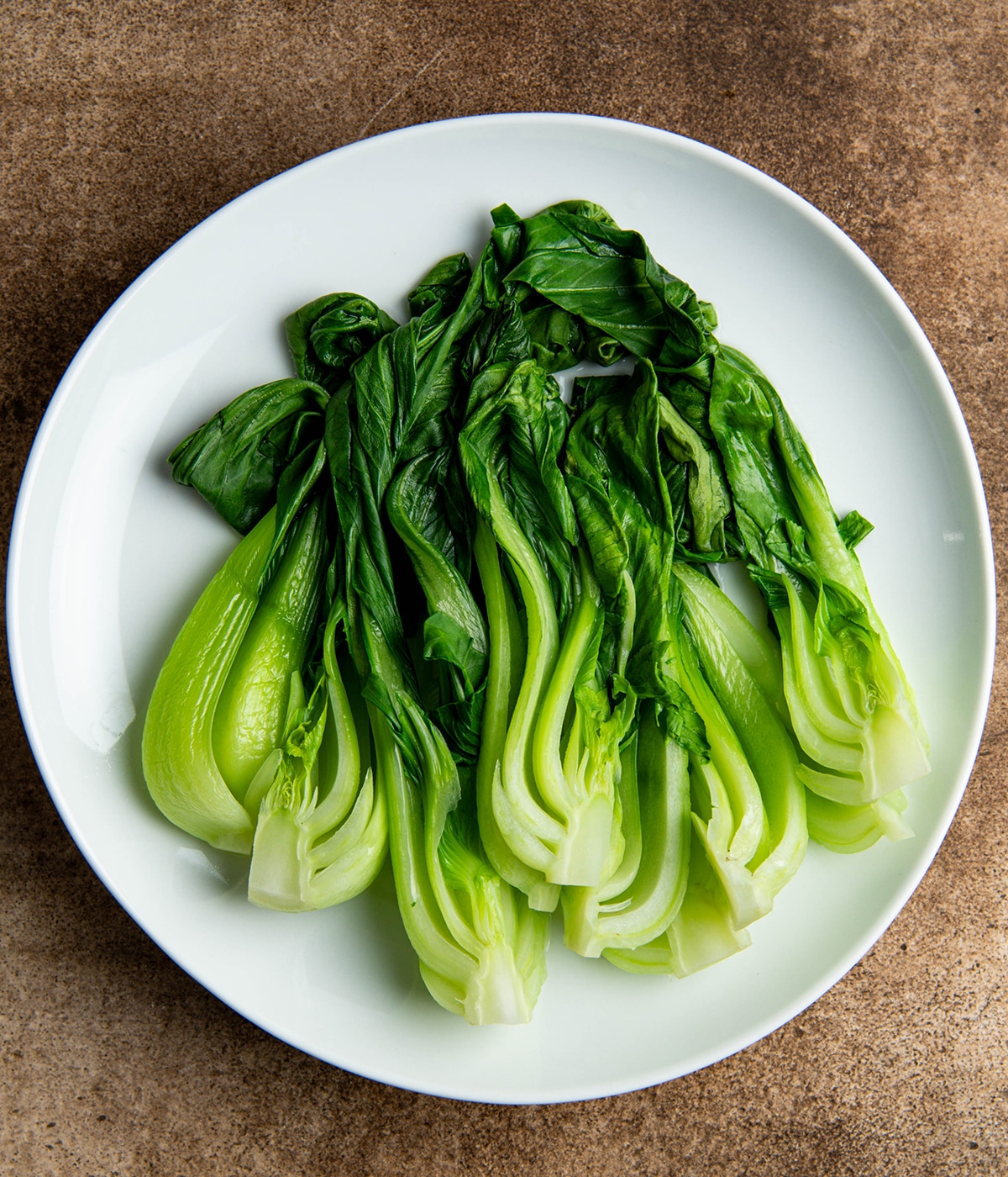 cooked bok choy