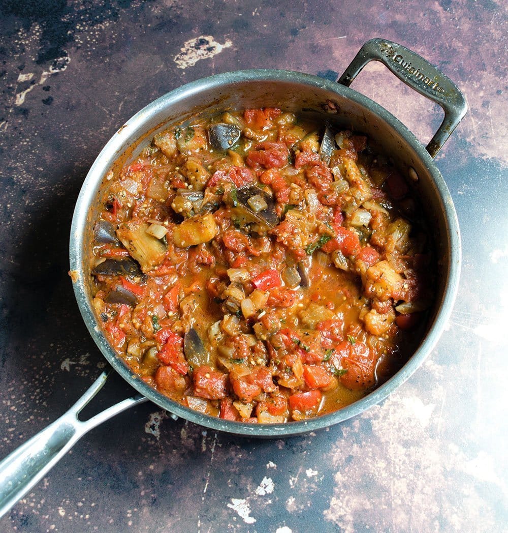 Eggplant Ragu Cherry on my Sundae