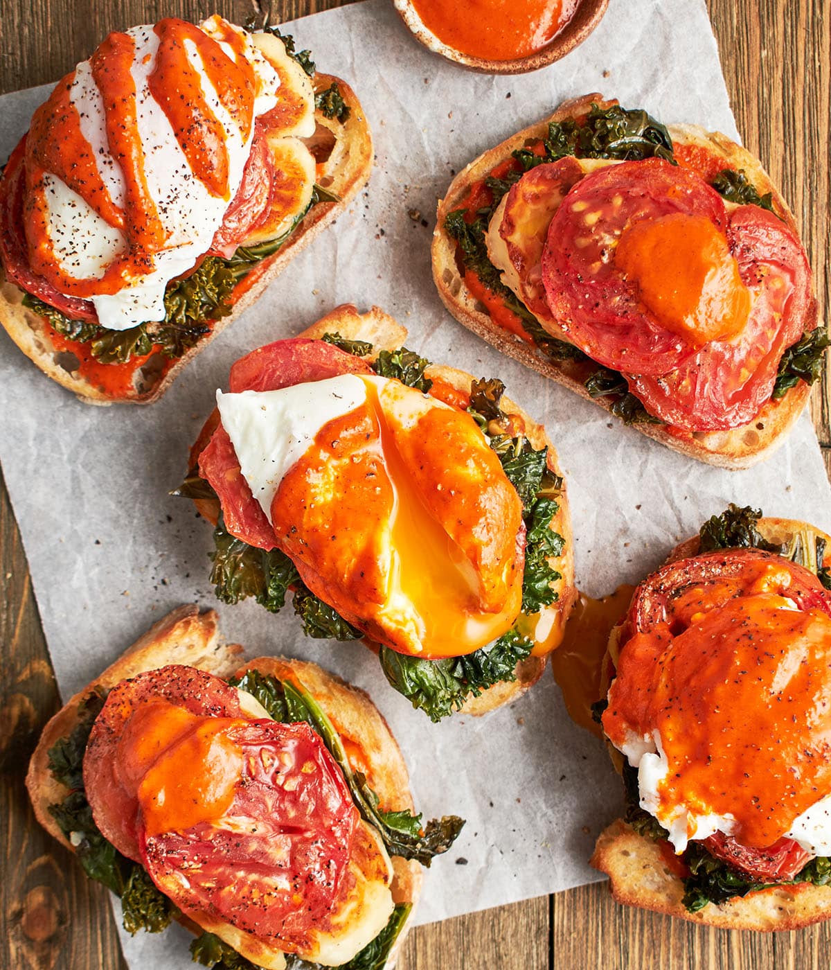 Mediterranean breakfast toast