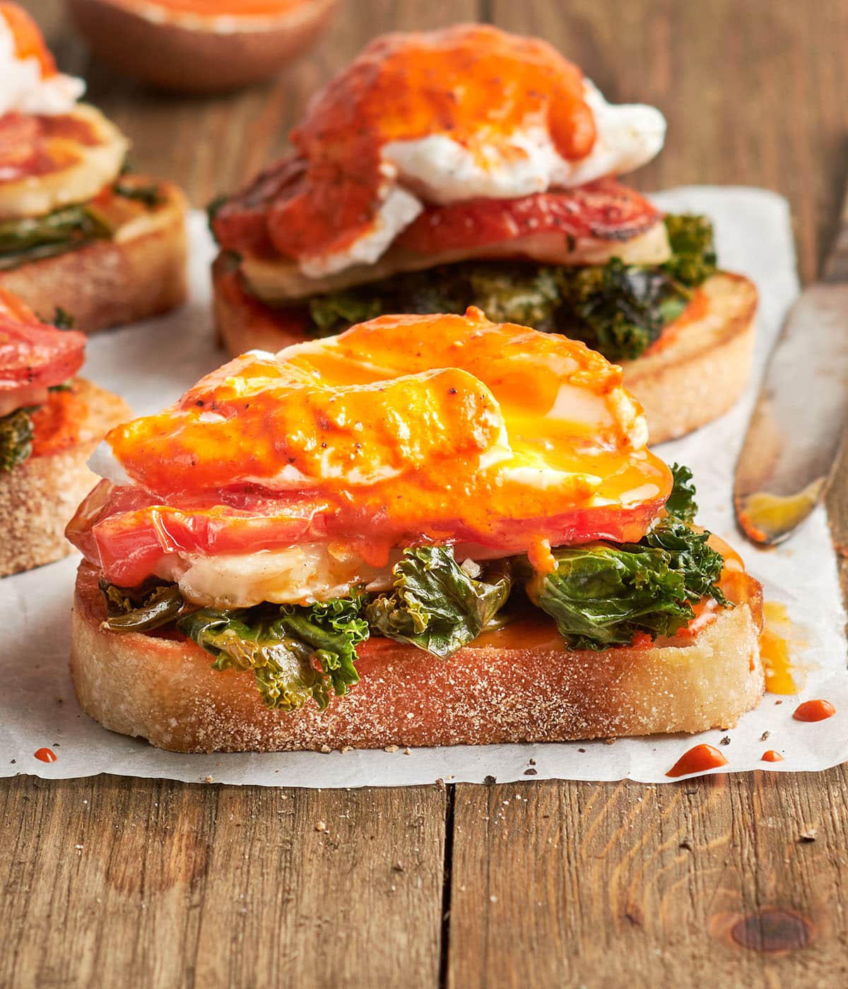 Mediterranean breakfast toast