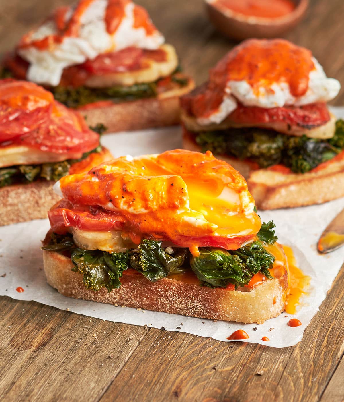 Mediterranean breakfast toast