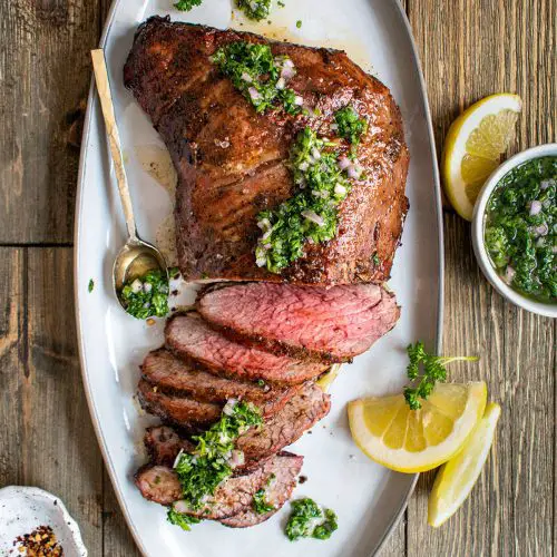 Roasted Tri-Tip with Chimichurri - Cherry on my Sundae