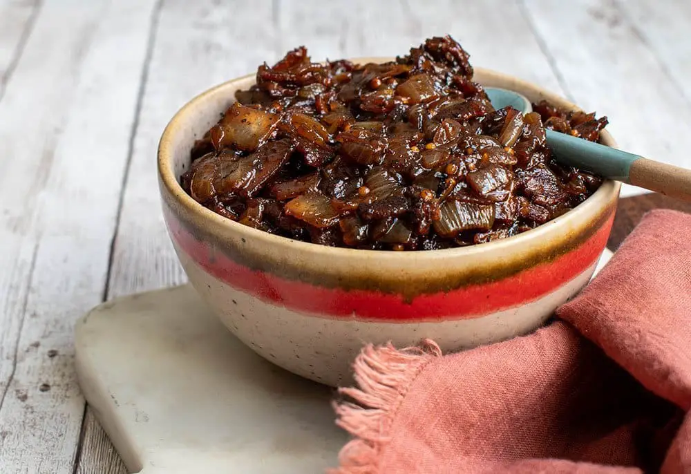 Bacon Onion Chutney - Cherry on my Sundae