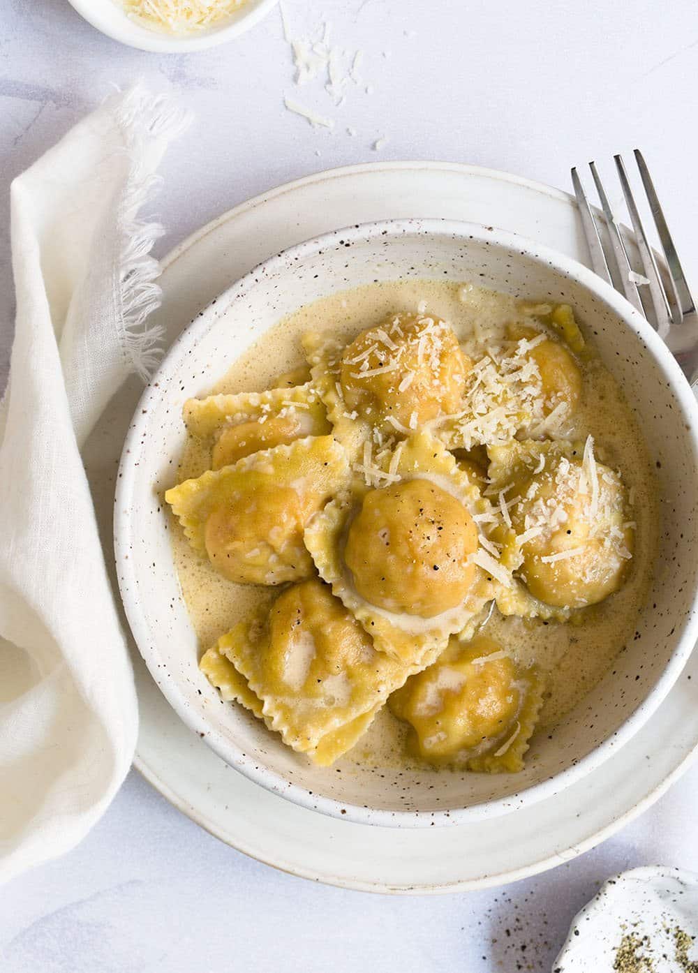 butternut squash ravioli