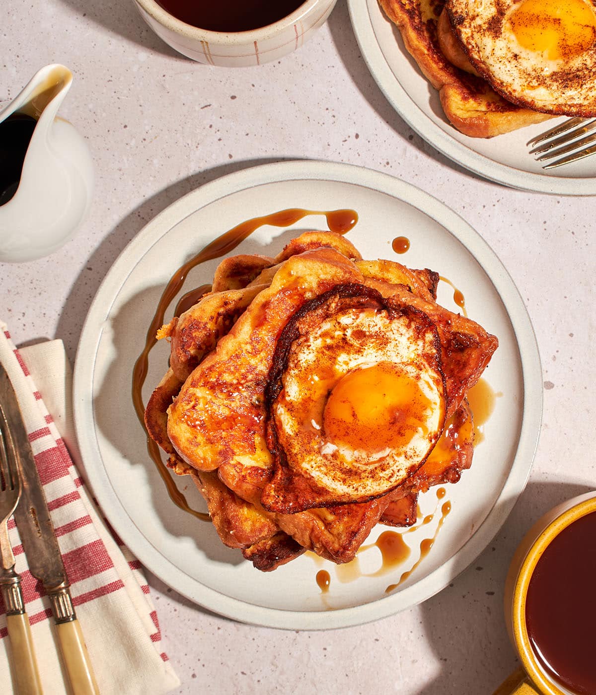 cheese brioche french toast