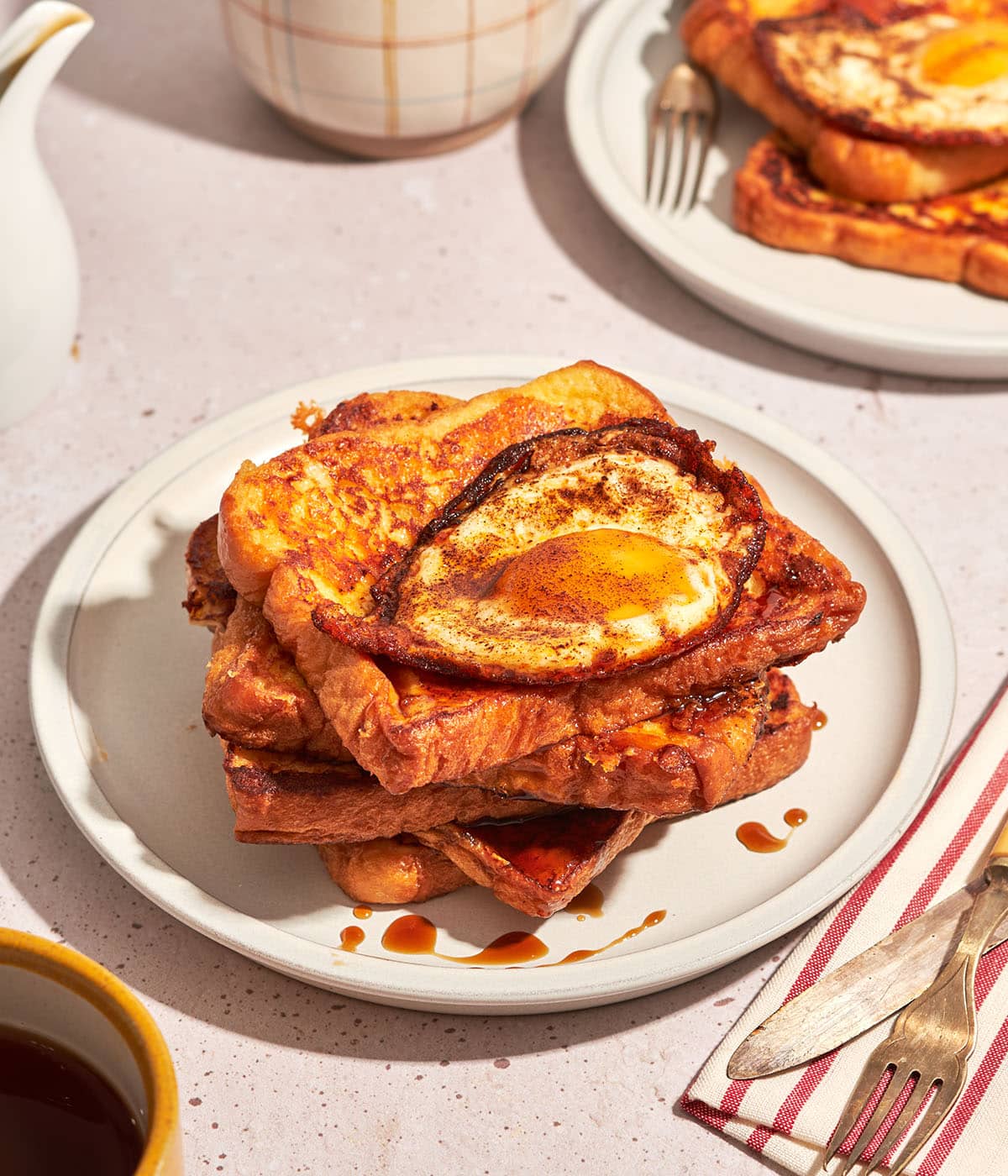 cheese brioche french toast