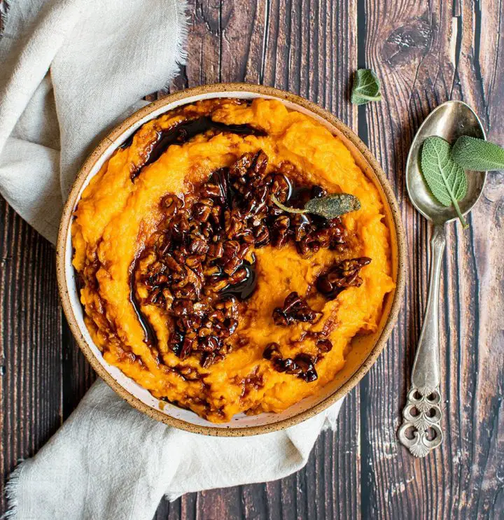 mashed sweet potatoes