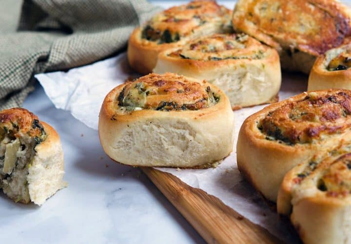 Spinach Artichoke Pinwheels - Cherry on my Sundae