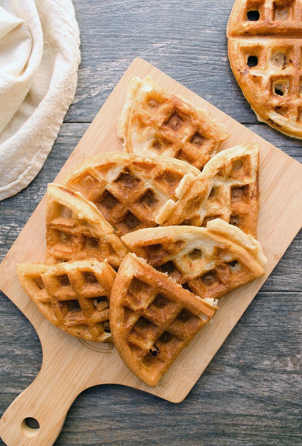 Blueberry Lemon Sourdough Waffles - Cherry on my Sundae