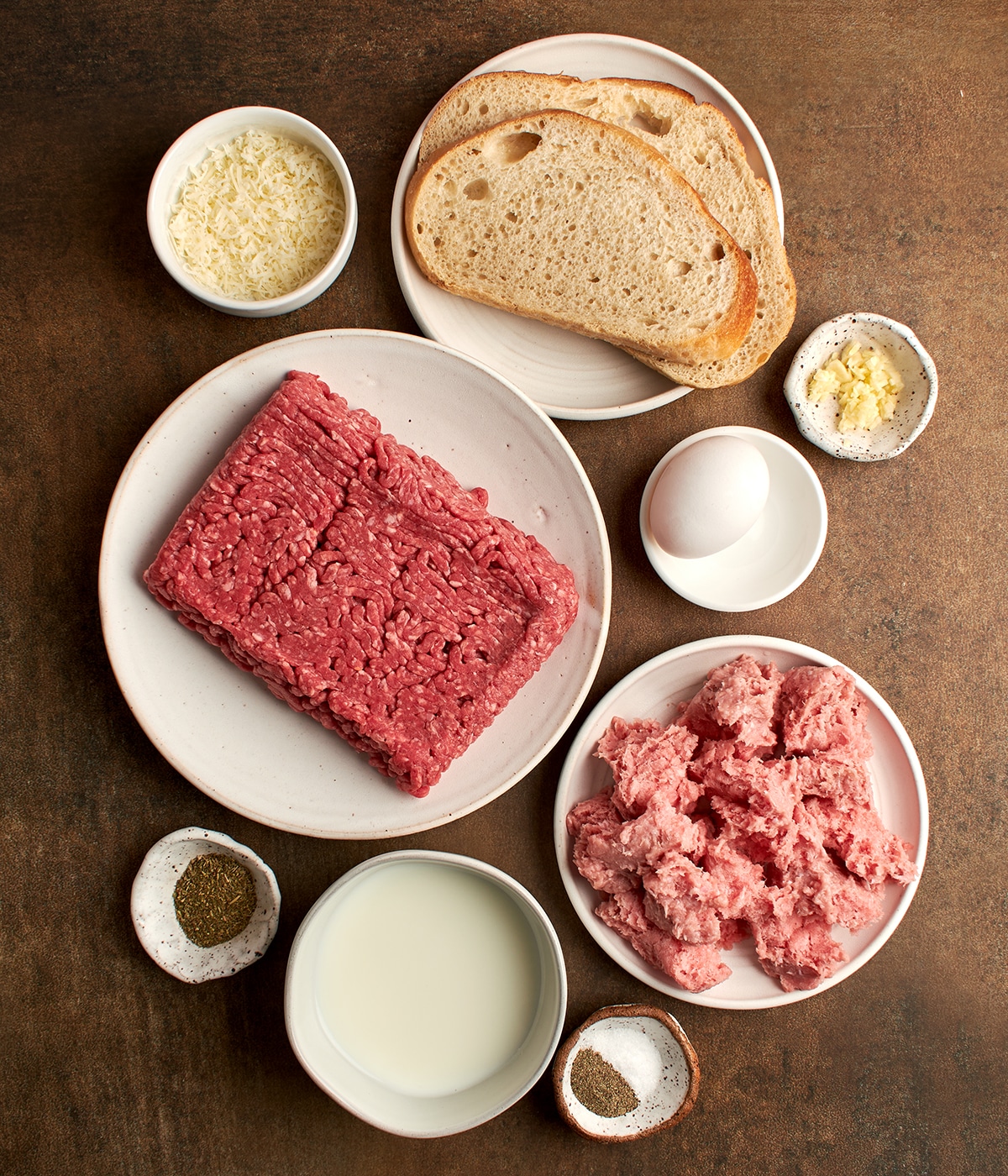 ingredients for meatballs