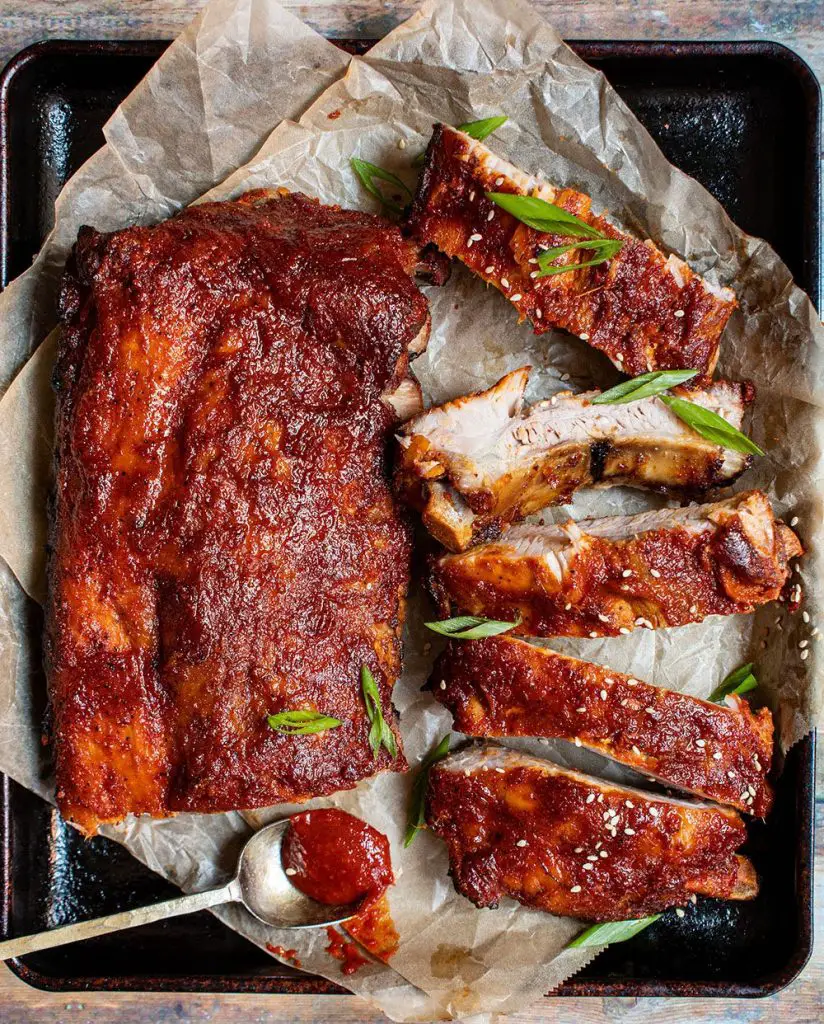 Spicy Korean Pork Ribs Cherry On My Sundae   Korean Pork Ribs 9 824x1024 