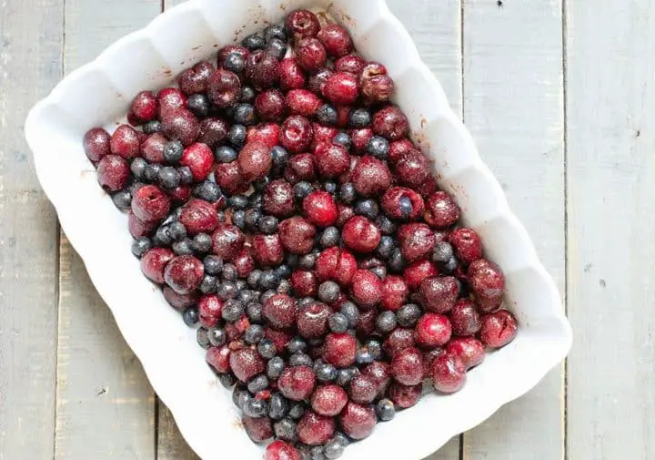 preparing the fruit