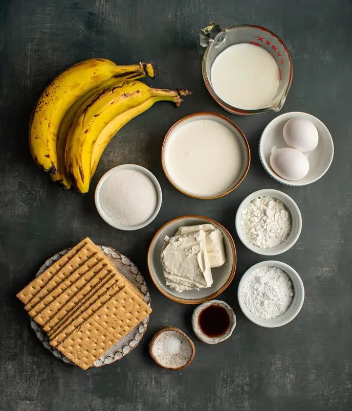 ingredients for the pudding