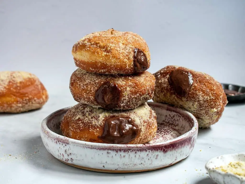 Chocolate Tahini Donuts - Cherry On My Sundae