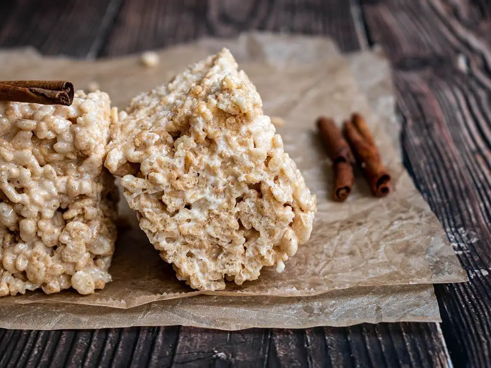 chai spiced rice krispie treats