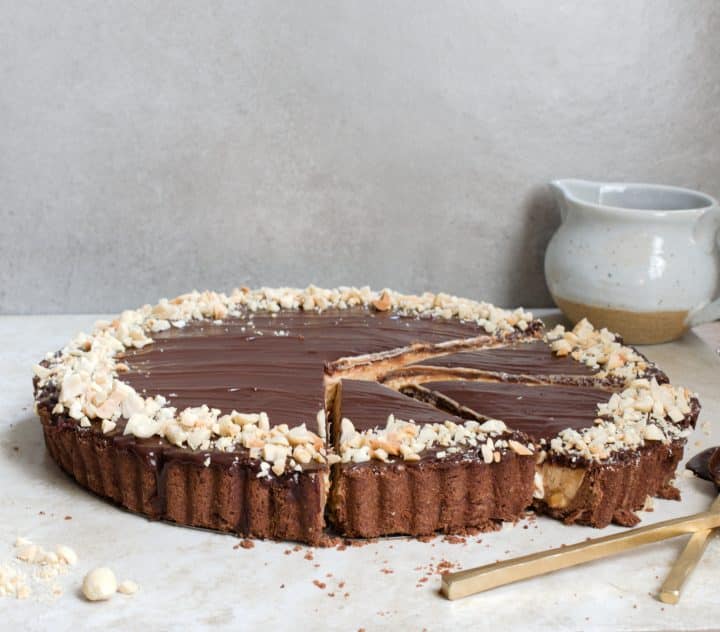 triple threat chocolate tart