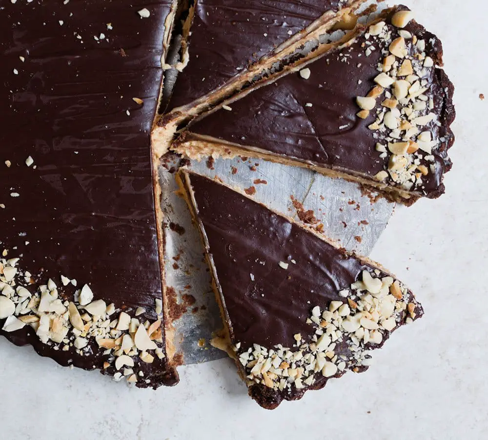 triple threat chocolate tart