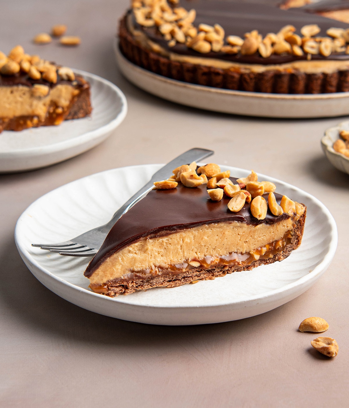 triple threat chocolate tart