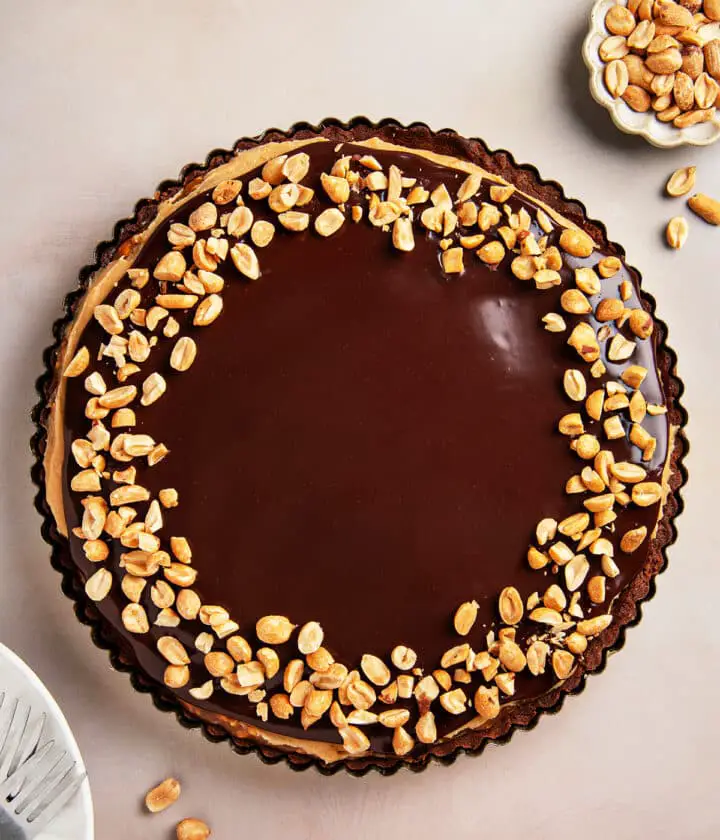 triple threat chocolate tart