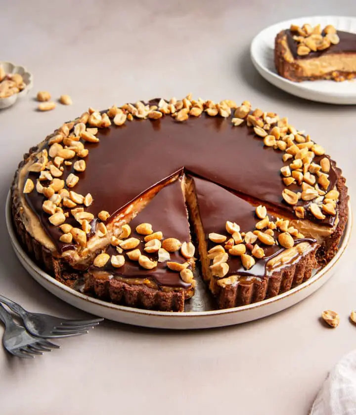 triple threat chocolate tart