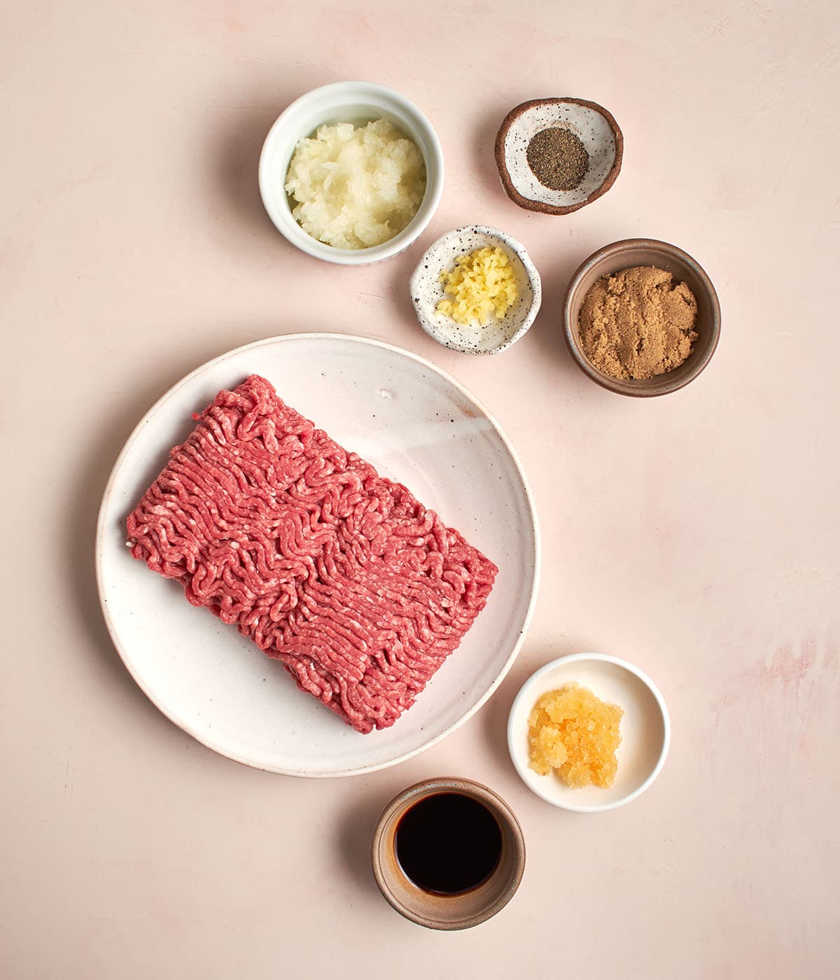 ingredients for beef patties