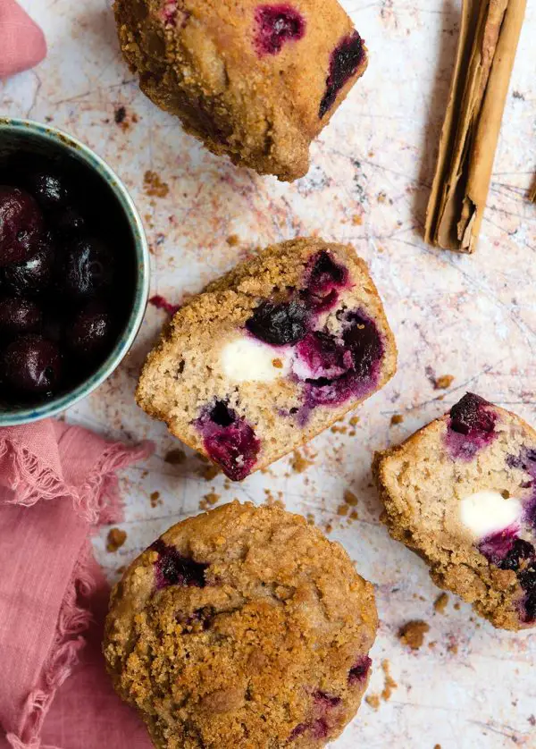 Blueberry Cheesecake Muffins - Cherry on my Sundae