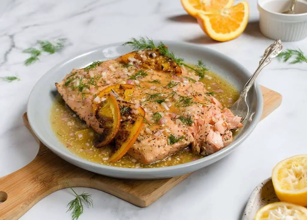 Slow Roasted Citrus Salmon - Cherry on my Sundae