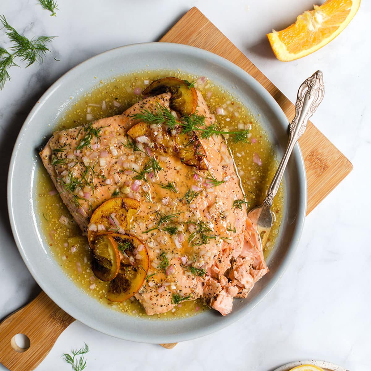 Slow Roasted Citrus Salmon - Cherry On My Sundae