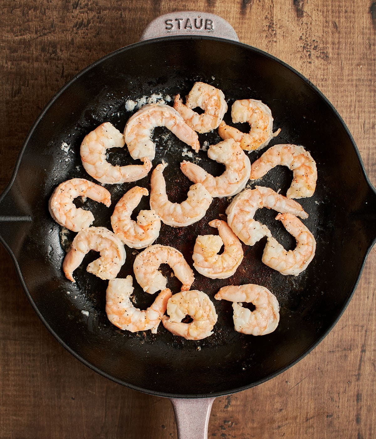 seared shrimp