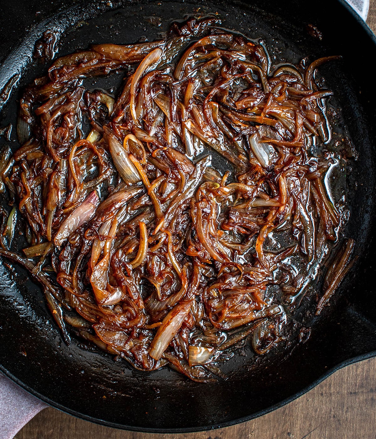 caramelized shallots