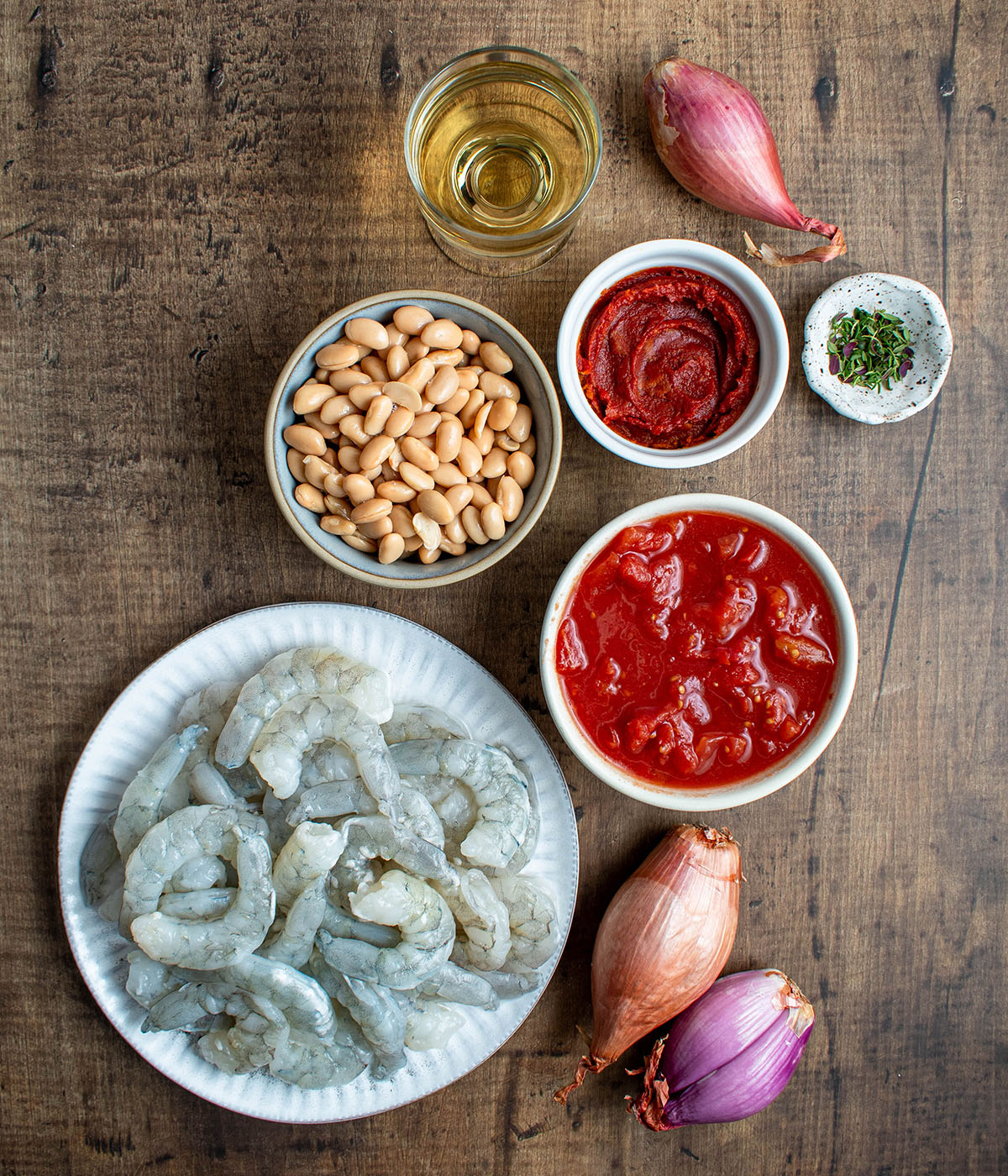 ingredients for shrimp