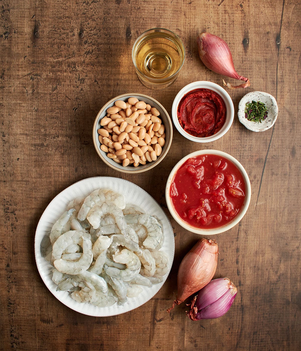 ingredients for shrimp