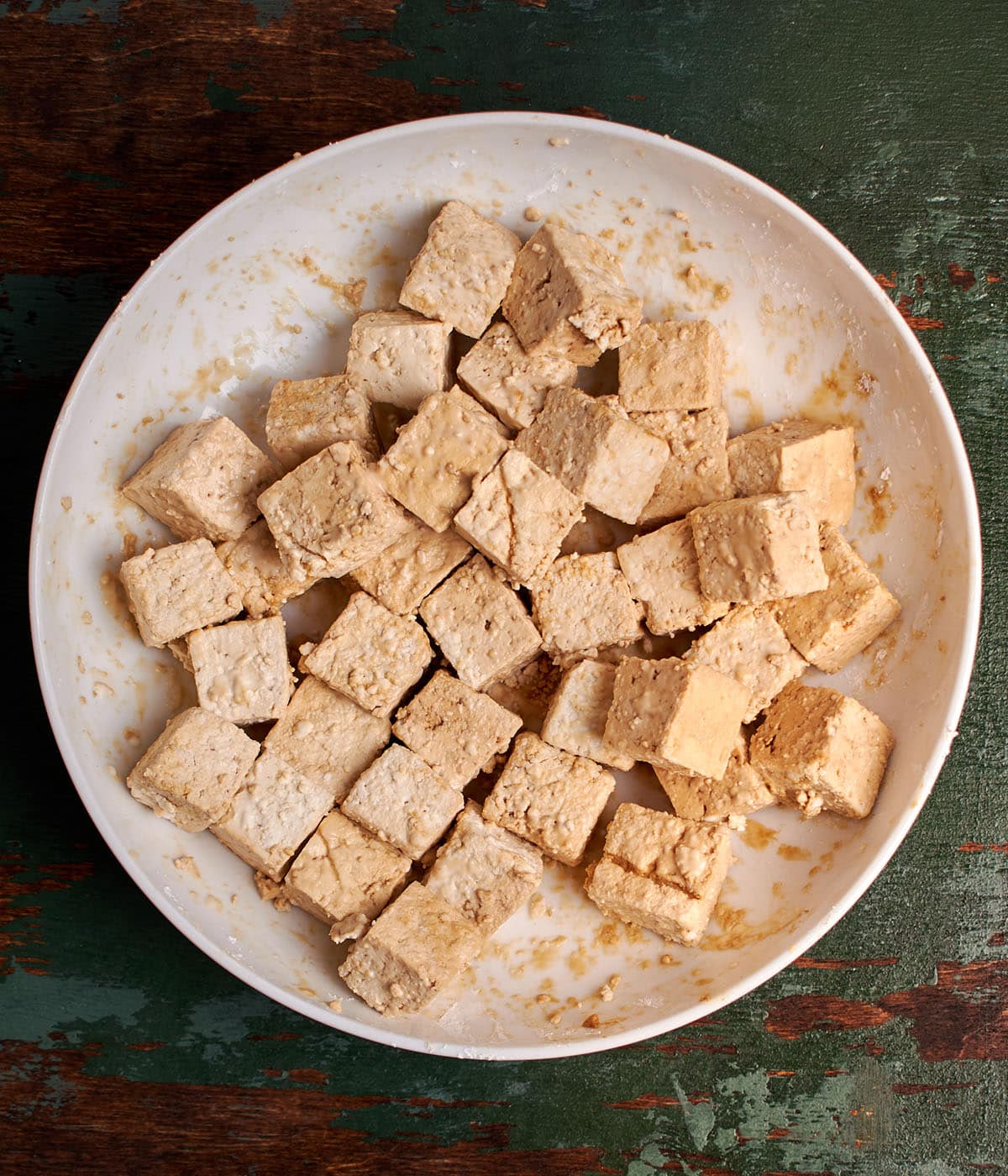 coated tofu