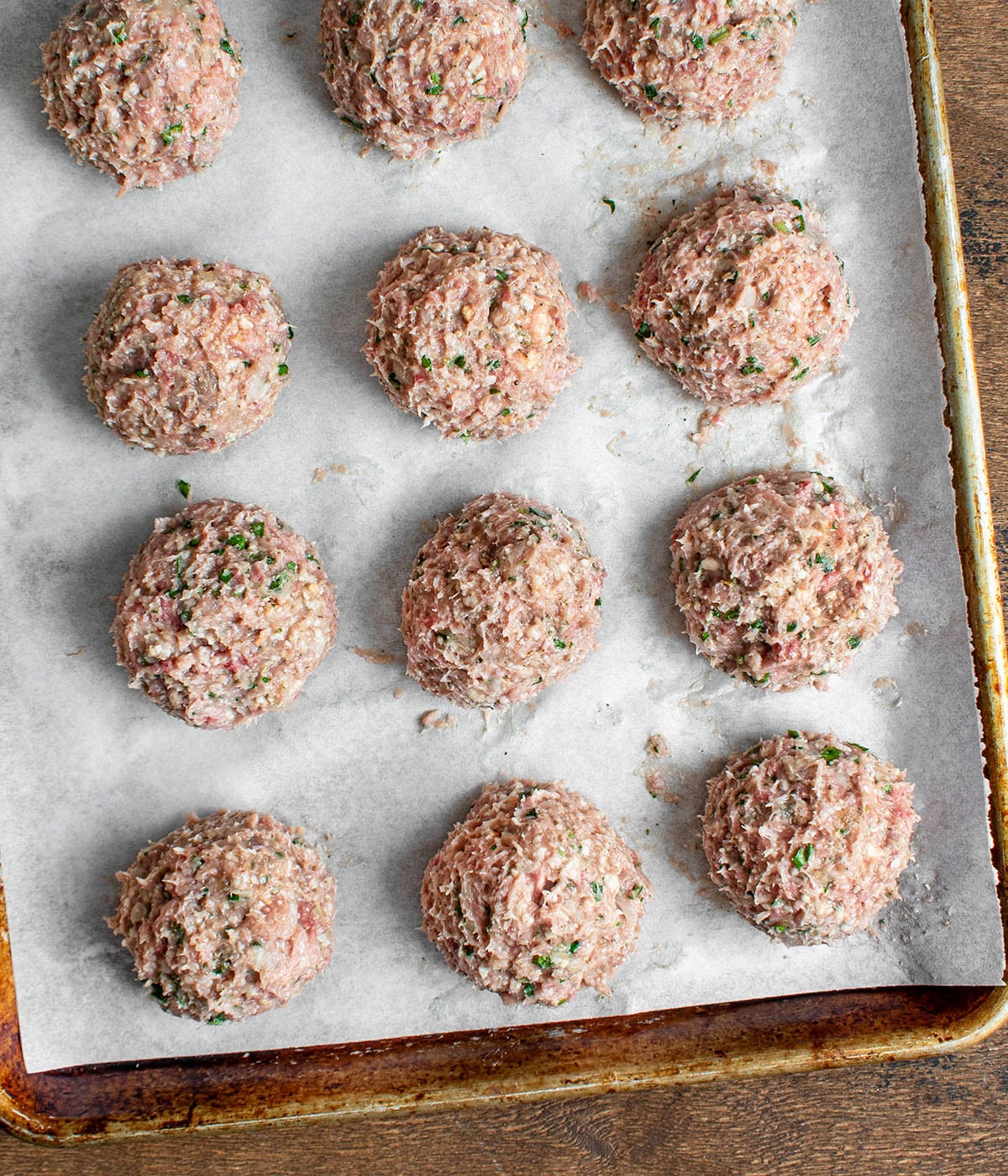 shaped meatballs