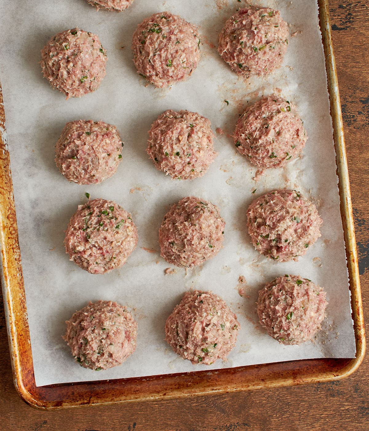 shaped meatballs