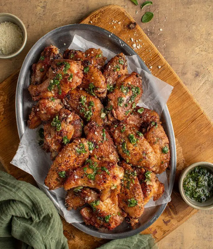 garlic parmesan chicken wings