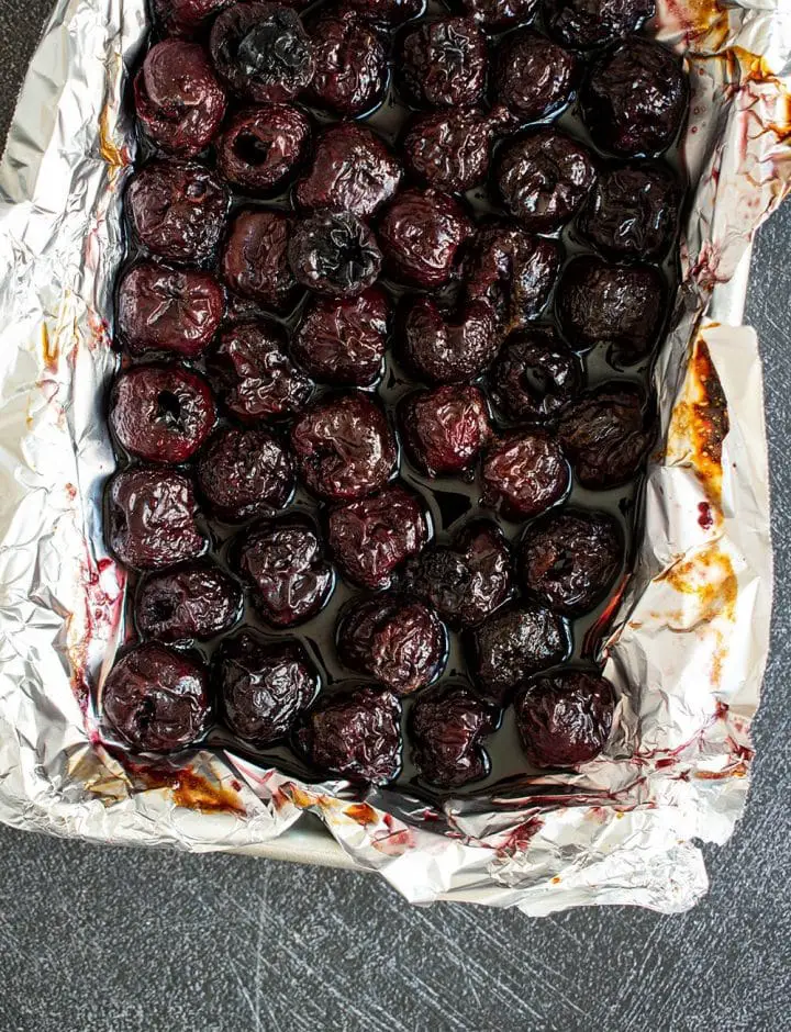 roasted cherries