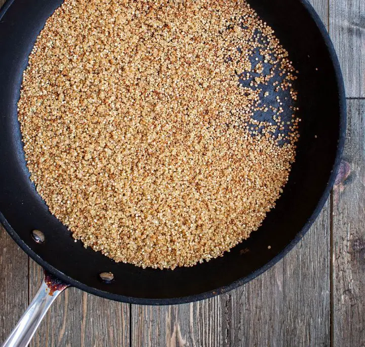 toasted quinoa