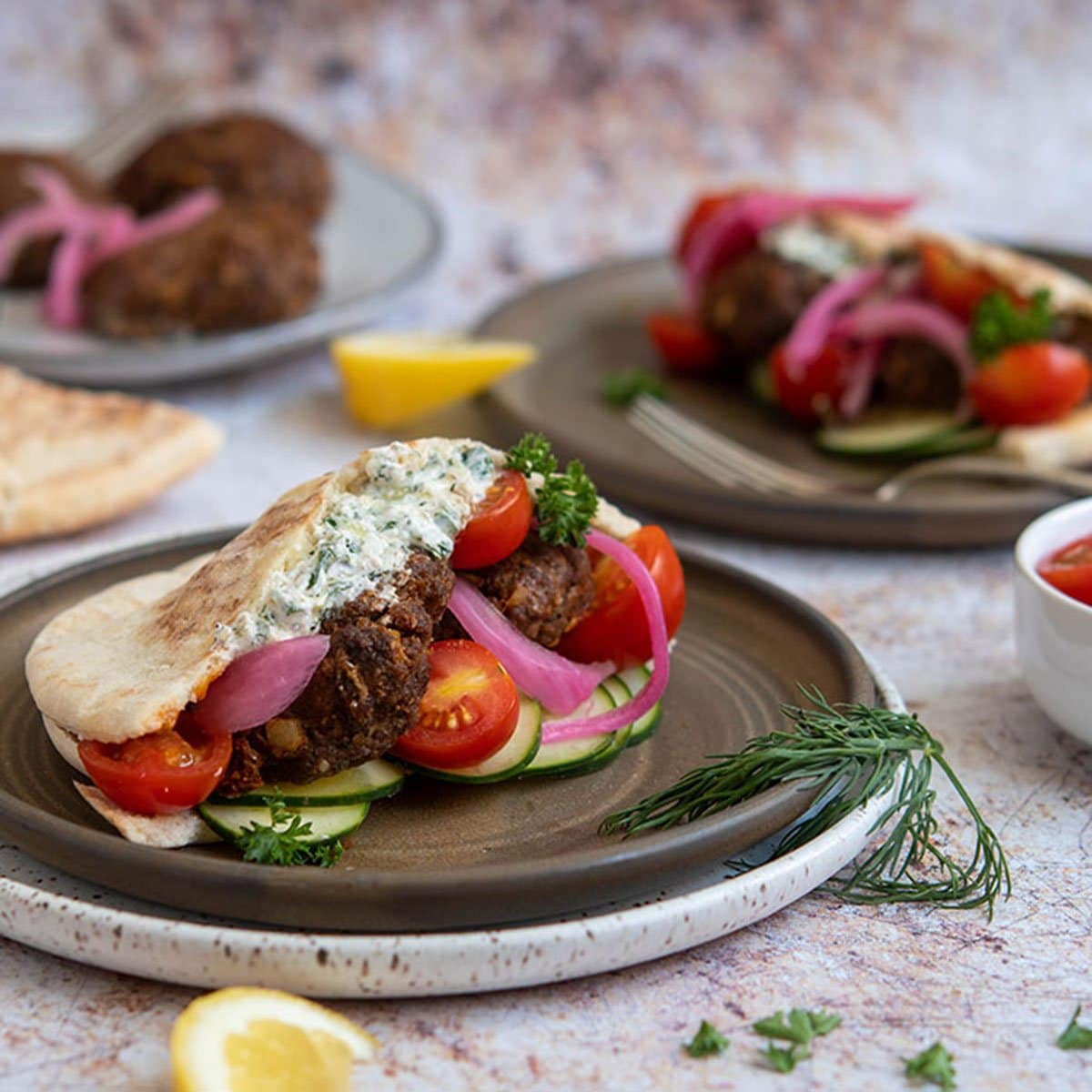 Spiced Lamb Pita Wraps - Cherry On My Sundae